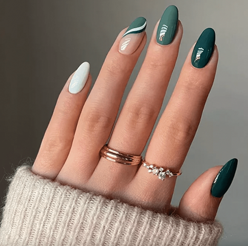 Simple Winter Nails