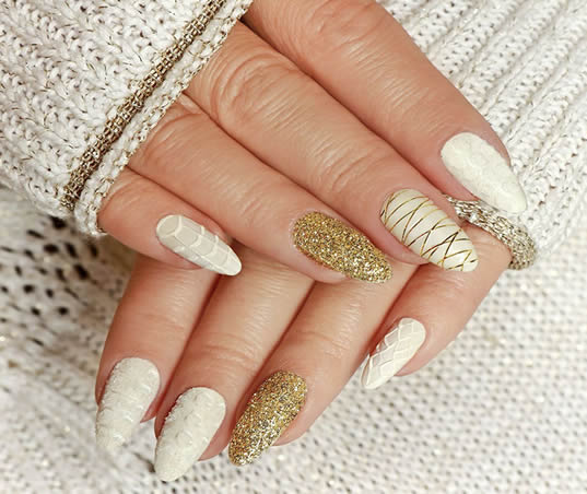 Winter nail design